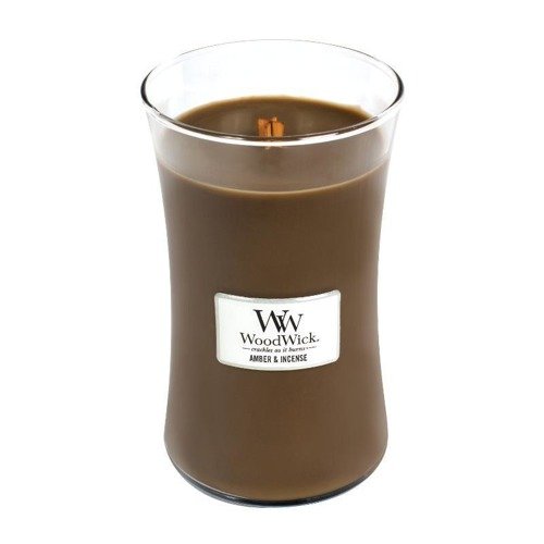 Woodwick, świeca zapachowa, Amber & Incense, duża, 609,5g