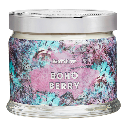 Świeca sojowa zapachowa Partylite Boho Berry 3 knotowa czas palenia 45h