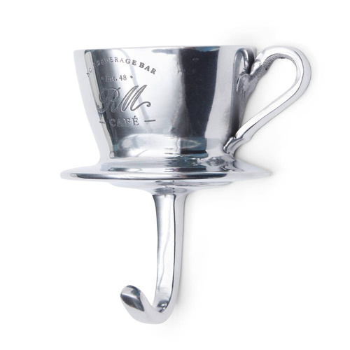 Wieszak aluminiowy Riviera Maison RM Cafe Coffee Cup Hook 12x10x6cm