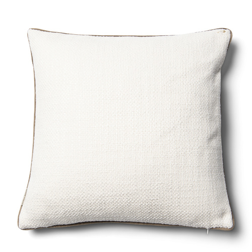 Riviera Maison Poszewka na poduszkę  RM Jackson Pillow Cover flax 50x50 cm bawełna śmietanowa biel