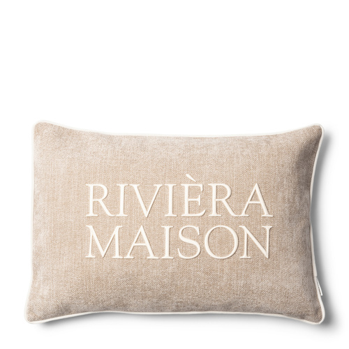 Riviera Maison Poszewka na poduszkę RM Evora Pillow Cover 65x45cm kolor beżowy