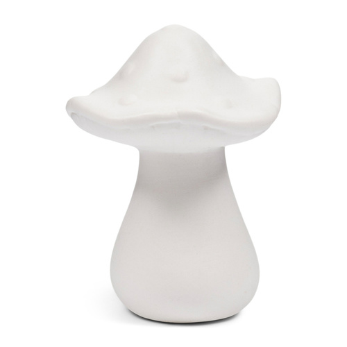 Riviera Maison Jesienny grzyb porcelanowy Autumn Mushroom Decoration S 10x7cm biały