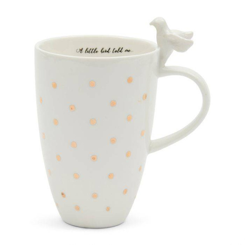 Riviera Maison Kubek porcelanowy do herbaty A Little Bird Tea Mug 400ml 13x9cm