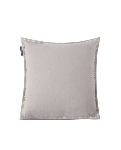 Lexington Pposzewka na poduszkę Flower Embroidered Linen/Cotton Pillow Cover Gray/White 50x50 len/bawełna