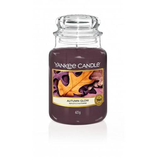 Yankee Candle świeca zapachowa Autumn Glow słoik duży 623g.