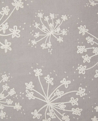 Lexington Pposzewka na poduszkę Flower Embroidered Linen/Cotton Pillow Cover Gray/White 50x50 len/bawełna