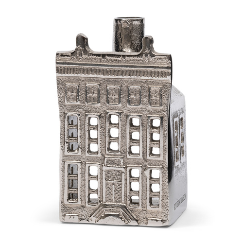 Riviera Maison Świecznik metalowy kamieniczka RM Canal House Votive S H: 13cm x W: 7cm x L: 8.5cm