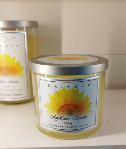 Kringle Candle Sunflower Sunrise świeca zapachowa ś tumbredniler 2 knoty 402g czas palenia 55h