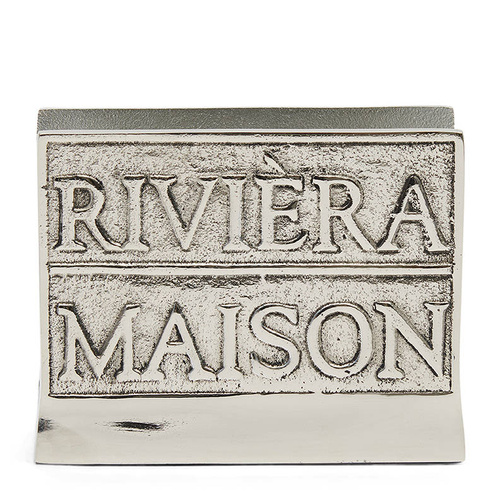 Riviera Maison Serwetnik aluminiowy srebrny Classic RM Napkin Holder 16x12,5x5cm