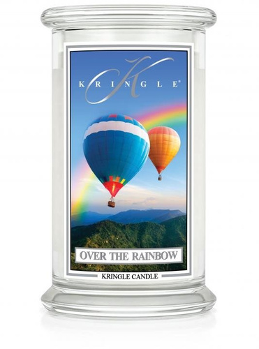 Kringle Candle, świeca zapachowa, Over The Rainbow, duża, 623g.