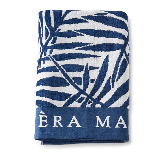 Riviera Maison Ręcznik plażowy RM Palm Leaves Beach Towel BL 160x85cm