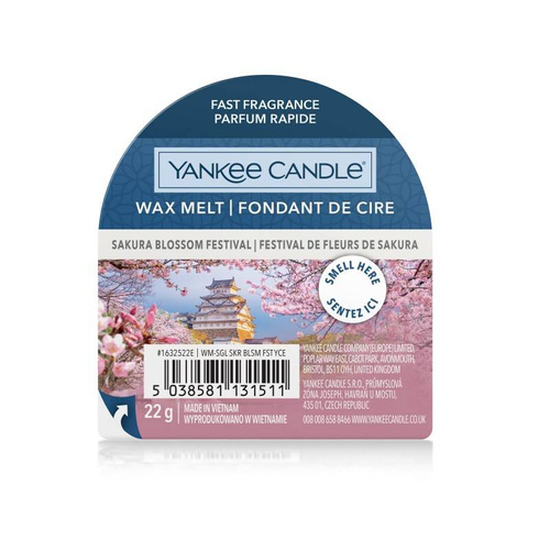 Yankee Candle wosk zapachowy Sakura Blossom Festival 22g