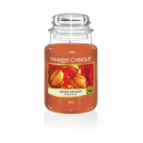 Świeca zapachowa Yankee Candle Spiced Orange słoik duży 623g.