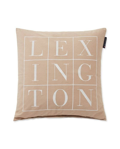 Lexington Poszewka na poduszkę Logo Cotton Twill Pillow Cover bawełna 50x50cm beżowa