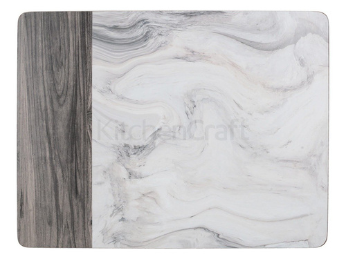 Podkładki korkowe na stół Creative Tops Marble kpl 4szt, 40x29cm