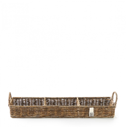 Riviera Maison, kosz, organizer, rattanowy, Rustic Rattan Rectangular Basket, 12x14x58cm.