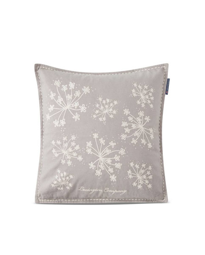 Lexington Pposzewka na poduszkę Flower Embroidered Linen/Cotton Pillow Cover Gray/White 50x50 len/bawełna