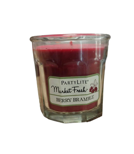 Partylite Świeca sojowa zapachowa Berry Bramble Owoce Leśne 375g 2 knotowa czas palenia około 50h