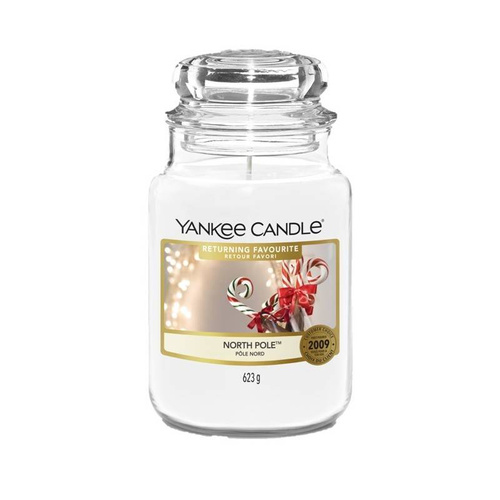 Yankee Candle świeca zapachowa North Pole słoik duży 623g.