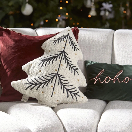 Riviera Maison Poduszka świąteczna choinka Magical Christmas Tree Pillow 