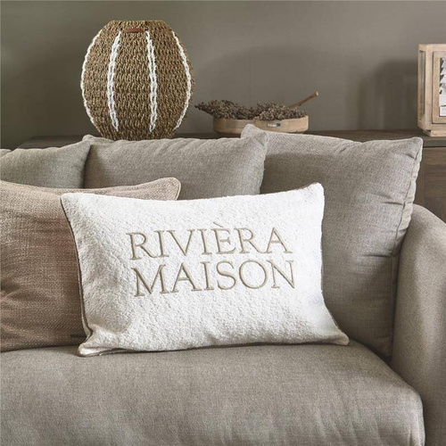 Riviera Maison Poszewka na poduszkę Riviera Maison Pillow Cover 65x45cm poliester kolor biały