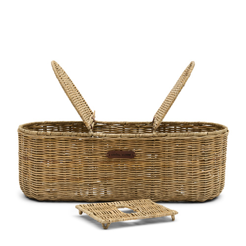 Riviera Maison Pojemnik Rattanowy do przechowywania z serwetnikiem  RR Toilet Paper & Tissue StorageBox 45x14,5x16,5cm