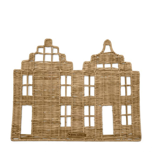 Riviera Maison Podkładka rattanowa na stół RR Happy Home Placemat 44x35x1cm