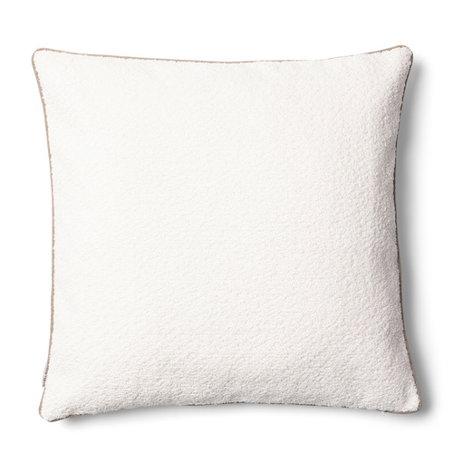 Riviera Maison Poszewka na poduszkę RM Bouclé Pillow Cover 60x60cm kolor kremowa biel