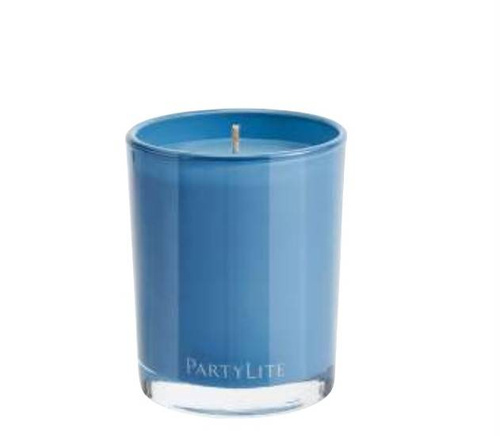 Partylite Świeca sojowa zapachowa Sea Salt & Sage Sól morska i Szałwia Essential Jar jeden knot 50h kolor niebieski