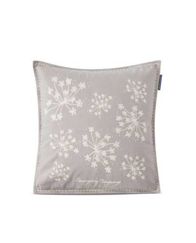 Lexington Pposzewka na poduszkę Flower Embroidered Linen/Cotton Pillow Cover Gray/White 50x50 len/bawełna