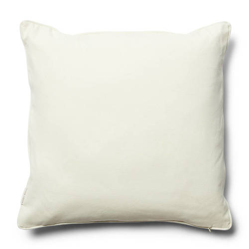 Riviera Maison Poszewka na poduszkę RM Monogram Pillow Cover 50x50 cm bawełna kolor ecru